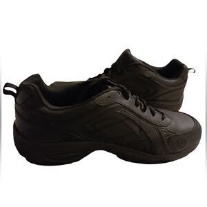 Men's Dr. Scholls Black Leather Athletic Shoes Size 9W